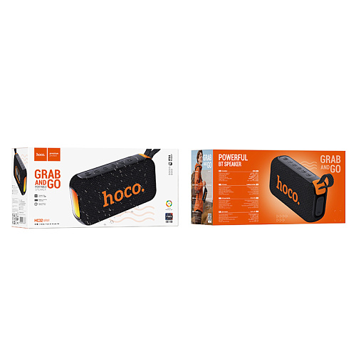 Колонка HC32 Smart sound sports BT speaker, HOCO, цвет черный