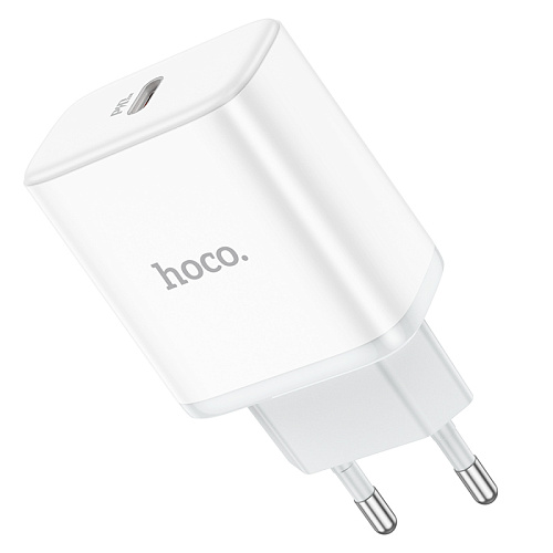 Сетевое зарядное устройство, 1 PD 20W (C104A), HOCO, белый