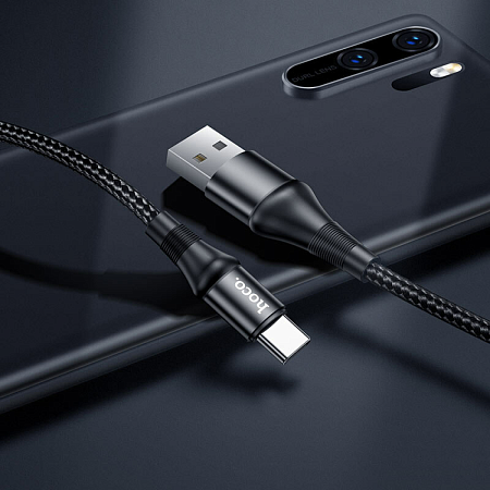 USB Кабель Type-C, HOCO, X50, черный