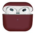 Чехол силиконовый для Airpods 3 case, X-CASE, бордовый