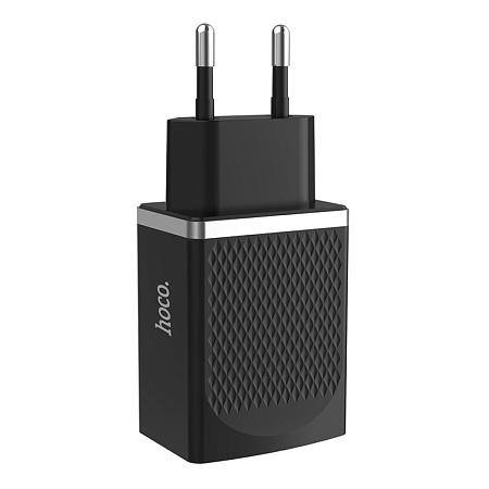 Сетевое зарядное устройство, 1 USB 3.0A (C42A), HOCO, черный