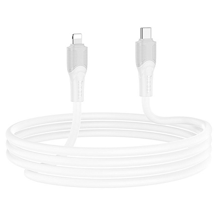 Кабель Lightning to Type-C (PD), HOCO, X106, 3м, белый