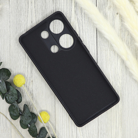 Чехол силиконовый для Xiaomi Redmi Note 13 Pro (4G)/Poco M6 Pro (4G), good quality, с защитой камеры, X-CASE, черный