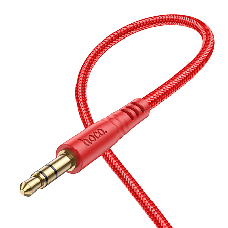 AUX Audio кабель 3,5 мм, UPA24, HOCO, красный