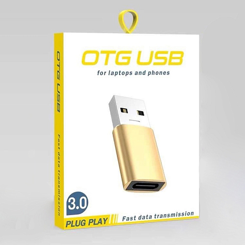 Переходник Type-C на USB 3.0, черный