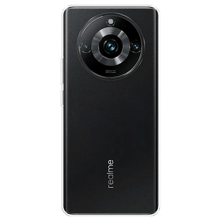 Чехол силиконовый для Realme 11 Pro (5G)/11 Pro Plus, с защитой камеры, X-CASE, прозрачный