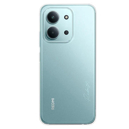 Чехол силиконовый для Xiaomi Redmi 15C (4G), c защитой камеры, X-CASE, прозрачный