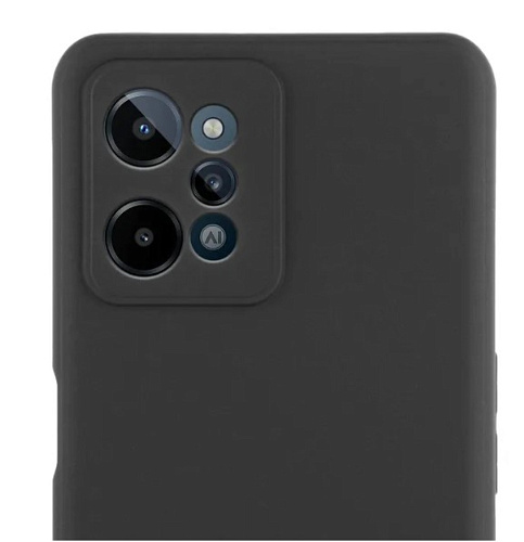 Чехол силиконовый для Realme C31, с защитой камеры, X-CASE, черный