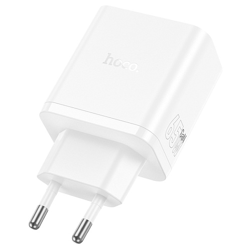 Сетевое зарядное устройство, 2 PD 65W + 1 USB 3.0 QC (N51), HOCO, белый