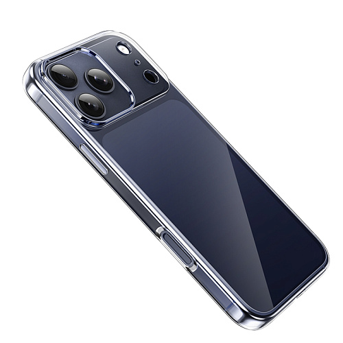 Чехол силиконовый для iPhone 17 Pro Max, Light series TPU, HOCO, прозрачный Чехол силиконовый для iPhone 17 Pro Max, Light series TPU, HOCO, прозрачный