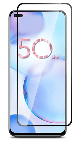 Защитное стекло на Honor 50 Lite/Huawei Nova 8i, черное, X-CASE