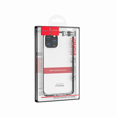 Чехол силиконовый для iPhone 13 Pro Max (6.7), Light series TPU, HOCO, прозрачный