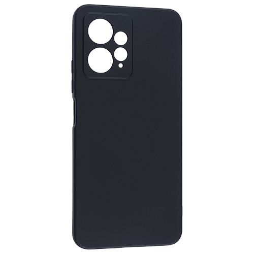 Чехол силиконовый для Xiaomi Redmi Note 12 (4G), good quality, с защитой камеры, X-CASE, черный