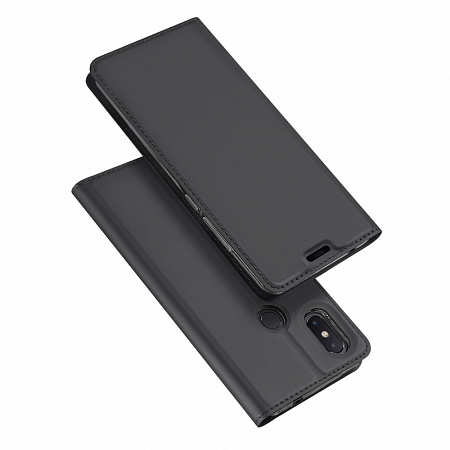 Чехол-книжка для Xiaomi Mi 8SE, DU DU, боковой, серый