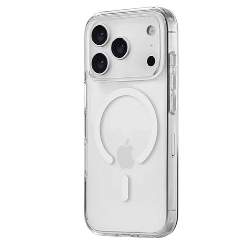 Чехол силиконовый для iPhone 17 Pro, Магнитный (MagSafe), X-CASE, прозрачный