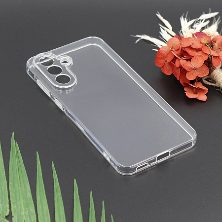 Чехол силиконовый для Samsung Galaxy S25 (5G), с защитой камеры, X-CASE, прозрачный