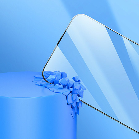 Защитное стекло для iPhone 15/16, G777, HOCO, anti-static, черное