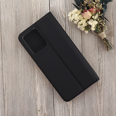 Чехол-книжка для Xiaomi Redmi Note 12 (4G), X-CASE, боковой, черный