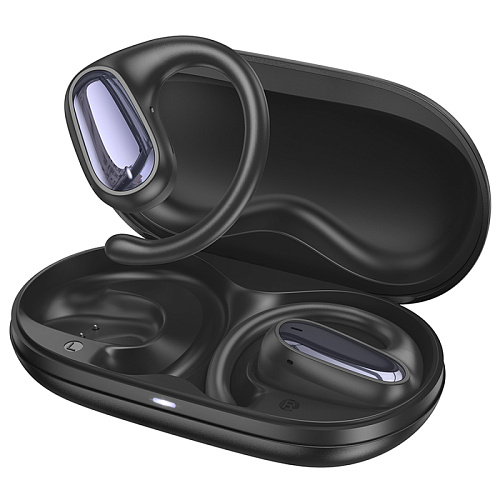 Беспроводные наушники EA4, HOCO, TWS с заушинами, черный