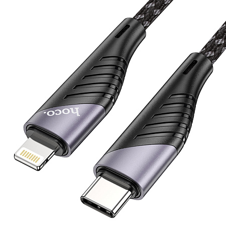 Кабель Lightning to Type-C (PD), HOCO, U95, Fast Charge, черный