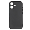 Чехол силиконовый для iPhone 17, с микрофиброй внутри, с защитой камеры, X-CASE, черный