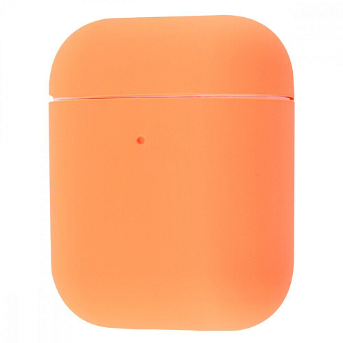 Чехол силиконовый для Airpods 1/Airpods 2 case, X-CASE, оранжевый