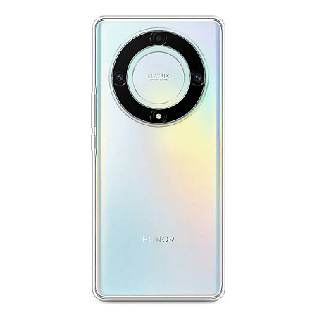 Чехол силиконовый для Honor X9B, с защитой камеры, X-CASE, прозрачный