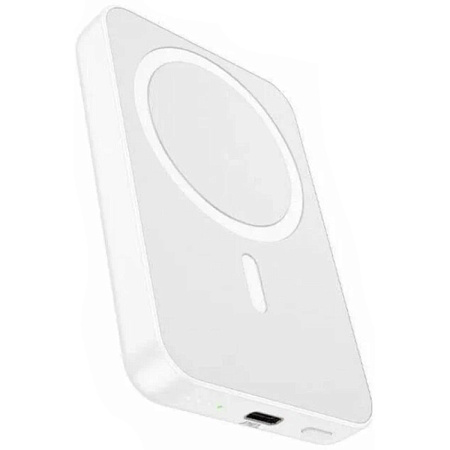Универсальный Доп. Аккумулятор 5000mAh, J109, HOCO, выход: 1 PD 20W, беспроводная зарядка (MagSafe), белый