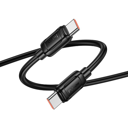 Кабель Type-C на Type-C, HOCO, X115, 1 метр, 240W, цвет черный