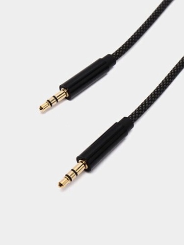 AUX Audio кабель 3,5 мм, UPA19, 2m, HOCO, черный
