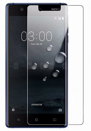 Защитное стекло на Nokia 3, прозрачное, X-CASE
