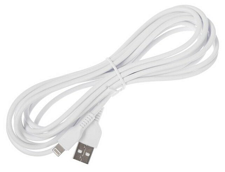 USB дата кабель Lightning, HOCO, X20, 3M, белый