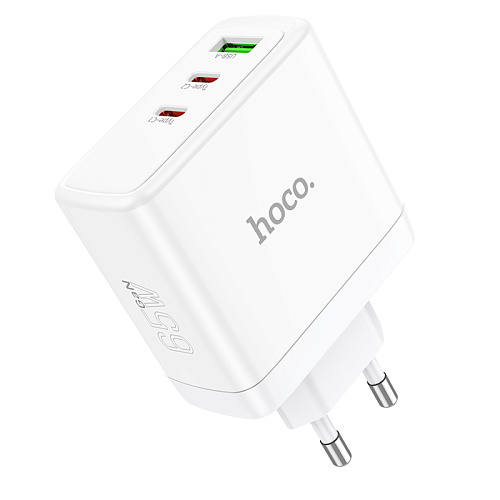 Сетевое зарядное устройство, 3 PD 45W/20W + 1 USB 18W (N30), HOCO, белый