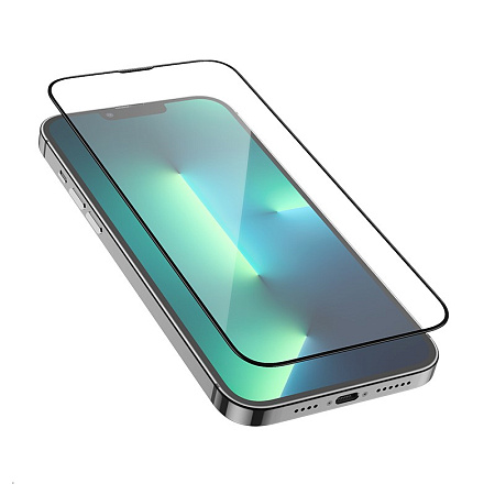    iPhone 13 mini (5.4) A26, HOCO, Full screen dustproof tempered glass,    , 
