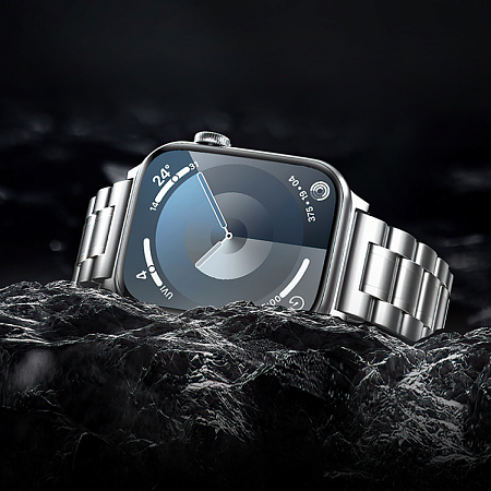 Ремешок на руку для Apple Watch 38/40/41/42 мм, HOCO, WA32, стальной, серебристый