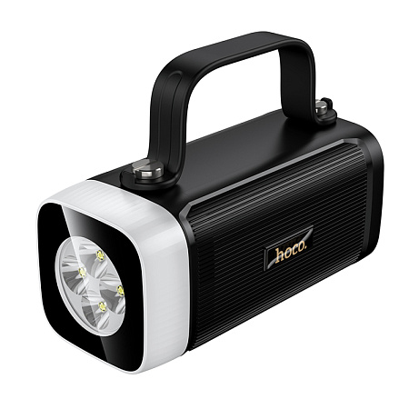 Универсальный Доп. Аккумулятор 40000mAh, J174, HOCO, выход: 1 USB (22.5), 1 PD (20W), с двумя лампами, черный