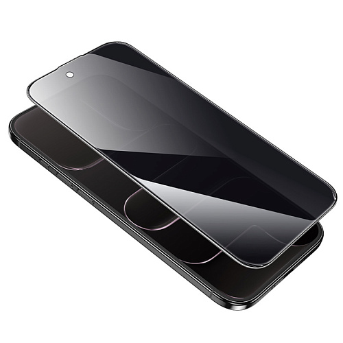 Защитное стекло для iPhone 17 Air, A777 Plus, HOCO, антишпионское, черное