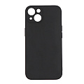 Чехол силиконовый для iPhone 13 (6.1), с микрофиброй внутри, с защитой камеры, X-CASE, черный