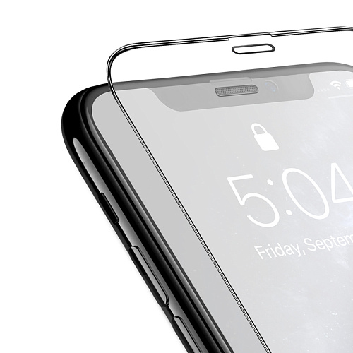 Защитное стекло на iPhone XS Max/11 Pro Max (G12), HOCO, Full screen HD 5D large arc tempered glass, черное