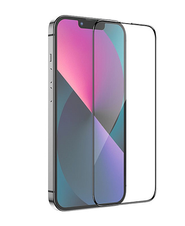 Защитное стекло на iPhone 13 Pro Max/14 Plus (6.7), Ceramic, черное, X-CASE