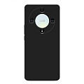 Чехол силиконовый для Honor X9A, с микрофиброй внутри, с защитой камеры, X-CASE, черный