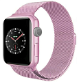 Ремешок на руку для Apple Watch 38/40/41 мм, Milanese loop, розовый
