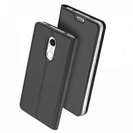 Чехол-книжка для Xiaomi Redmi Note 4/Note 4X, DU DU, боковой, серый