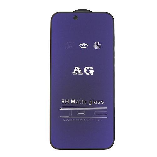 Защитное стекло на iPhone 17 Air, Anti-blue ray матовый, черный, X-CASE