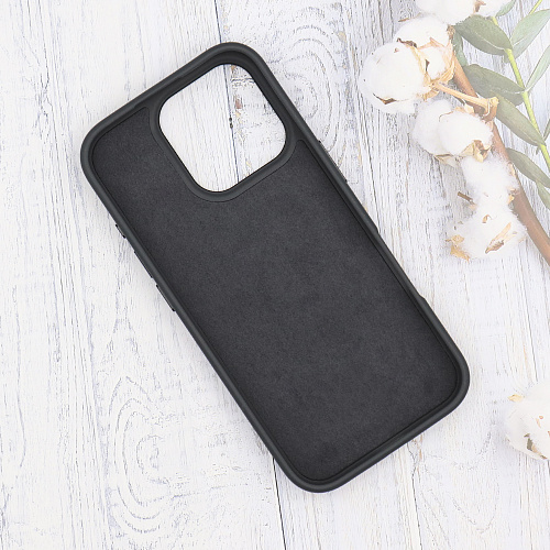 Чехол-накладка для iPhone 16 Pro Max, с экраном, без лого, X-CASE, черный