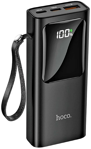 Универсальный Доп. Аккумулятор 10000mAh, J41, с диплеем, HOCO, черный