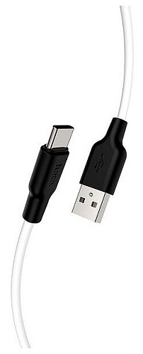 USB Кабель Type-C, HOCO, X21 Plus, силиконовый, черно-белый