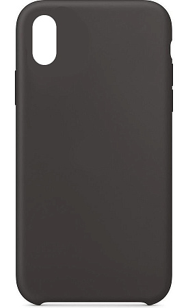 Чехол - накладка для iPhone XR, Silicon Case, угольно-серый