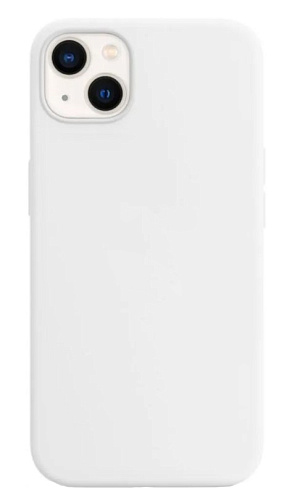 Чехол-накладка для iPhone 14 Plus, Silicon Case, без лого, белый