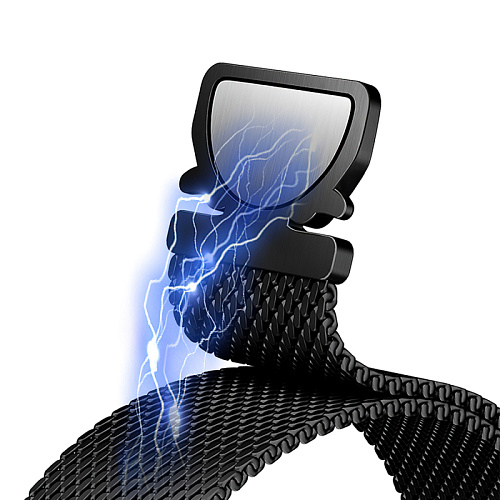 Ремешок на руку универсальный для умных часов 22мм, HOCO, WH16, Milanese loop, Precioso series, черный